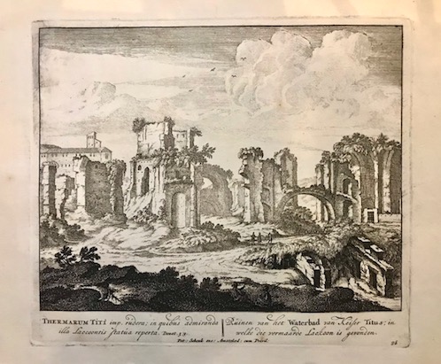 Schenk Peter (1660-1711) Thermarum Titi Imp. rudera; in quibus admiranda illa Laocoontis statua reperta 1705 Amsterdam